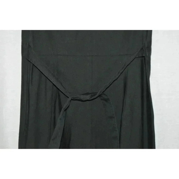 J. Crew Black 100% Cotton V-Neck Fit and Flare Dress Size 10 See Measurements - Picture 7 of 8